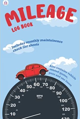 Mileage log book for car: Mileage log book for taxes Paperback