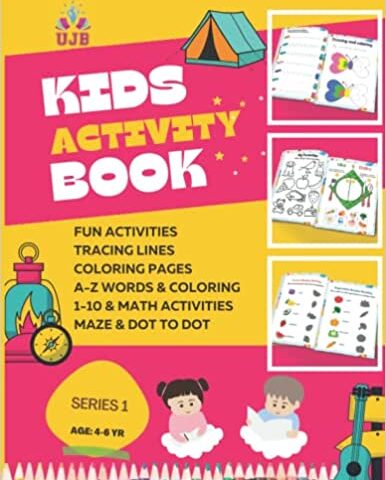 Kids Activity book age 4+: Book to keep kids busy Paperback – November 16, 2022