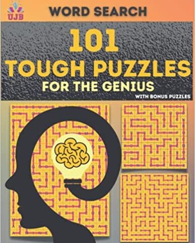 Puzzle with words - 101 tough word search puzzles to crack for the genius: Word search games for adults