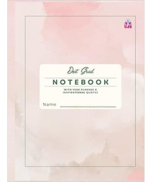 Dot grid journal notebook in hardcover