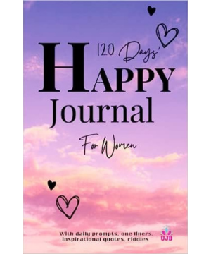 Happy Journal for women in Hardcover