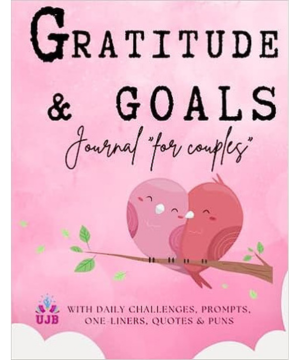 Gratitude and goals journal for a young couple