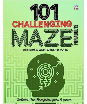 Maze activity book for adults