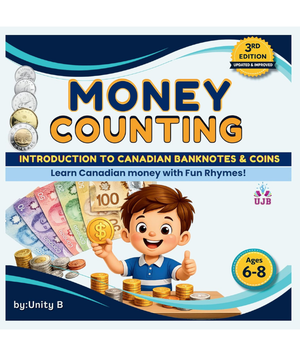 Canadian Money Counting Book for Kids: counting money