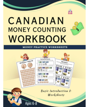 Canadian Money Counting Workbook – Color Edition: Counting book for kids to learn counting Canadian coins and dollars