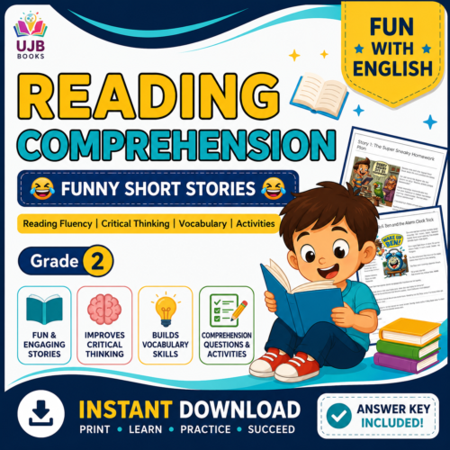 Grade 2 Funny Stories Reading Comprehension Worksheets